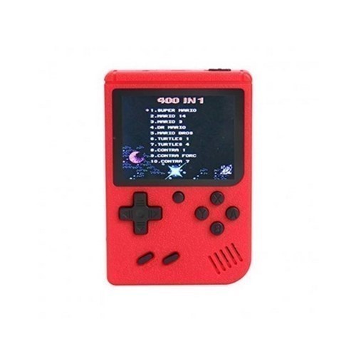 CONSOLA SUPER GAME BOX ROJO 400 JUEGOS